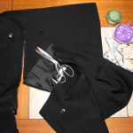 Costume Club suit to tailcoat cutting, OH shot